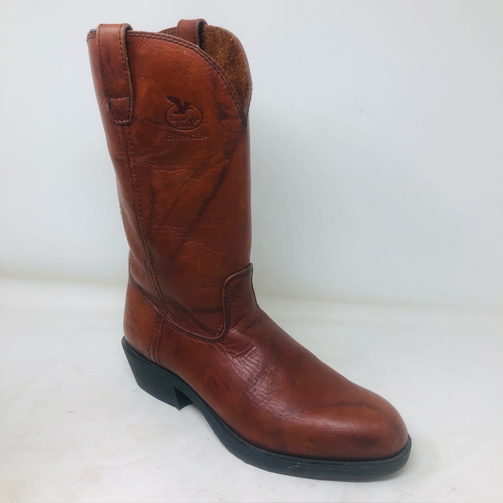 Georgia Waterproof Boot Rustic Brown Leather Boots
